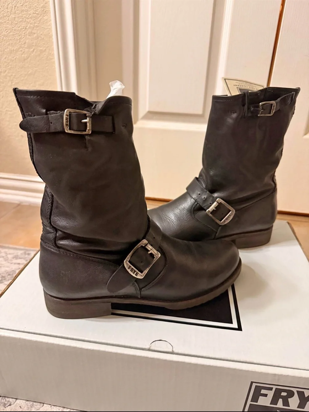 FRYE Black Veronica Short Boot